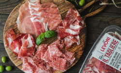 Maison BAYLE   -                                                                                                                                       Champions du Monde de boucherie 2016 - Assiette Italienne - Saucisson, Jambon cru et Coppa - 120g Sans gluten sans lactose