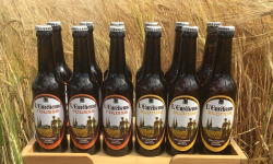 L'Eurélienne - Brasserie de Chandres - 12x Bières L'Eurélienne 33cl : 6 Blonde , 6 Rousse