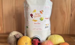 Les Jardins du CEP - Sève du Jardin - Jus Bien-Etre : Carotte, Betterave, Pomme - 1,5l