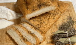 Boulangerie l'Eden Libre de Gluten - Focaccia Herbes de Provence  – Farine de riz et tapioca