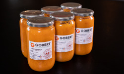 Gobert, l'abricot de 4 générations - Purée d'abricots - lot de 6 pots de 780g