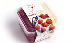 La Fraiseraie - Sorbet Fraise et Crème Glacée Vanille Bourbon de Madagascar 1L