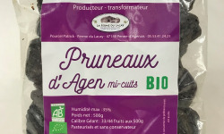 Ferme du Lacay - Pack 8 Sachets De Pruneaux D'agen Mi-cuit Bio