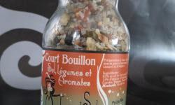 Le Panier à Poissons - Court bouillon- sel de Guérande légumes et aromates, pot de 150gr