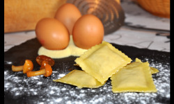 Les Pâtes Côté Mont Blanc - Ravioli Cèpes flambée au cognac