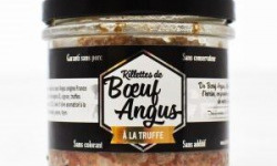 Des Hommes et des Boeufs - Rillettes de boeuf Angus à la truffe - 90 g