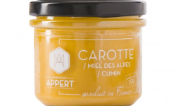 Monsieur Appert - Crème Apéritif Carotte/miel Des Alpes/cumin