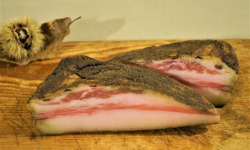 Charcuterie Mannei - Vuletta (ou Bulagna) Fermière de Porc Noir Nustrale - Affinée 4/6 Mois - En Morceau