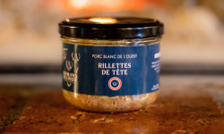 Elevage Les Blancs de l'Ouest - Rillettes de Tête - Porc Blanc de l'Ouest x6