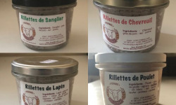 Ferme Guillaumont - Lot Rillettes de la ferme - 5 pots