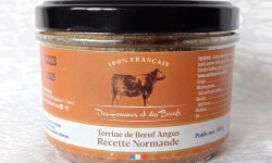 Des Hommes et des Boeufs - Terrine de bœuf Angus recette normande - 180 g