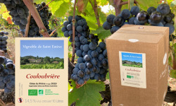 Château Saint Estève d'Uchaux - 10 L Côtes du Rhône Villages Rouge BIO - Fontaine à vin/Bag in Box  "Couloubrière"