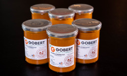 Gobert, l'abricot de 4 générations - Purée d'abricots - lot de 6 pots de 380g