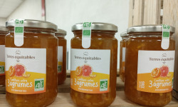 Coopérative Univert - Confiture EXTRA 3 agrumes Corse BIO