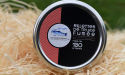 Pisciculture des eaux de l'Inval - Rillettes de Truite Fumée - 130 gr