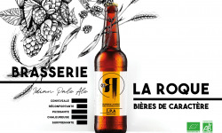 La Roque  Brasserie Bio, paysanne et familiale - Bière I.P.A 6x75cl - Brasserie Fermière Bio