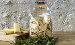 Ferme du Chat Blanc - Biscuits "Chat'Blés" Comté AOP et Romarin - 120g