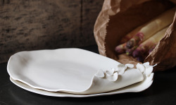 Atelier Eva Dejeanty - Plateau - Assiette en porcelaine émaillée