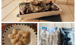 Gourmets de l'Ouest - Panier Cancalais - Saint Jacques et 50 Huitres n°3