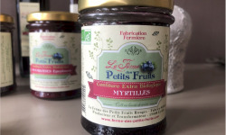 La Ferme des petits fruits - Confiture de myrtilles BIO