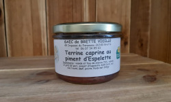 Gaec de Brette Vieille - Terrine caprine au piment d'Espelette AOP - 200g