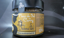 Le Panier à Poissons - Fleur de sel au curry 120g, 100% sel de Guérande