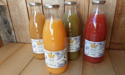 Gourmets de l'Ouest - Purs jus de fruits et légumes frais - pack familial