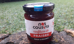 Nos cousins Conserverie - Confiture De Fraise - Sirop D'érable 240g