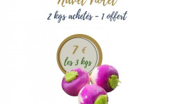 La Ferme d'Arnaud - Promotion Navet Violet - 2  kgs achetés, 1 kgs offert