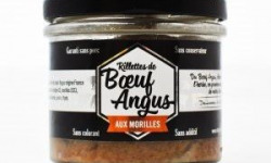 Des Hommes et des Boeufs - Rillettes de boeuf Angus aux morilles - 90 g