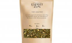 Esprit Zen - Infusion Peps ! " Maté Gingembre "  - Sachet de 100g