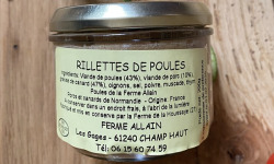 Ferme ALLAIN - Rillette de poule nature