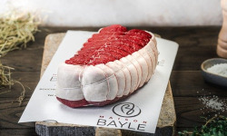 Maison BAYLE   -                                                                                                                                       Champions du Monde de boucherie 2016 - Rosbif bardé bœuf Fin Gras du Mézenc AOP - 1kg400