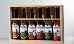 L'Eurélienne - Brasserie de Chandres - Coffret Bois 6 X 33cl