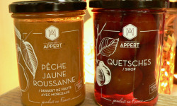 Monsieur Appert - Lot Pêche en dessert /Quetsche en sirop