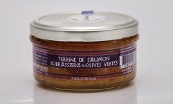 ONAKE - Le Fumoir du Pays Basque - Terrine de Saumon Sobrassada et olives vertes