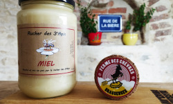 Ferme des Chèvres Brasseuses - Miel de PRINTEMPS (Crémeux) - Pot de 1Kg