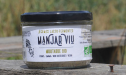 Manjar Viu : Légumes lacto fermentés - Moutarde bio lacto fermentée -220 g