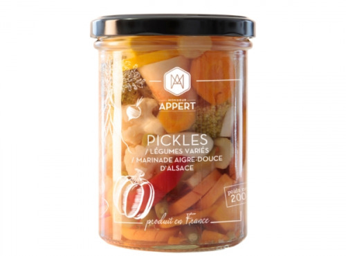 Monsieur Appert - Pickles/légumes Variés/marinade Vinaigre Aigre Doux