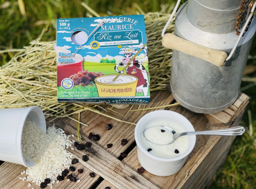 Fromagerie Maurice - Riz au Lait au Rhum et Raisins x4