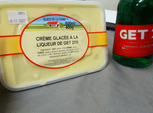 Les Glaces de la Promesse - Crème glacée à la liqueur de GET 27