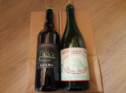 Gourmets de l'Ouest - Coffret découverte bière artisanale et cidre fermier