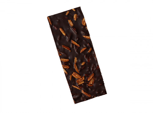 Maison Le Roux - Tablette Chocolat Noir Amandes Caramélisées 62% Cacao