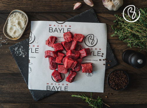 Maison BAYLE   -                                                                                                                                       Champions du Monde de boucherie 2016 - Fondue Bourguignonne - 500g