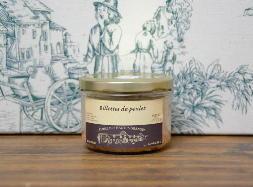 Ferme des Hautes Granges - Rillette de poulet - 190 g