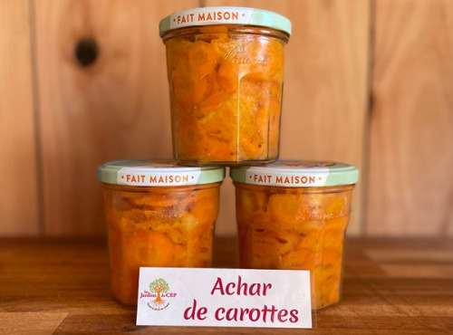 Les Jardins du CEP - Sève du Jardin - Achar de carottes