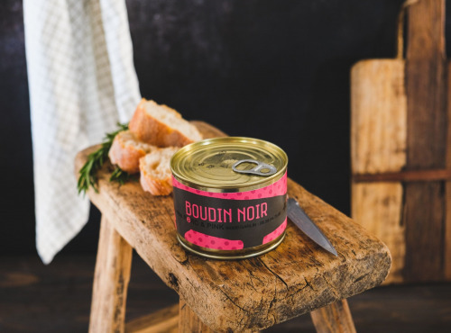 Ferme Porc & Pink - Boîtes de boudin noir 250g