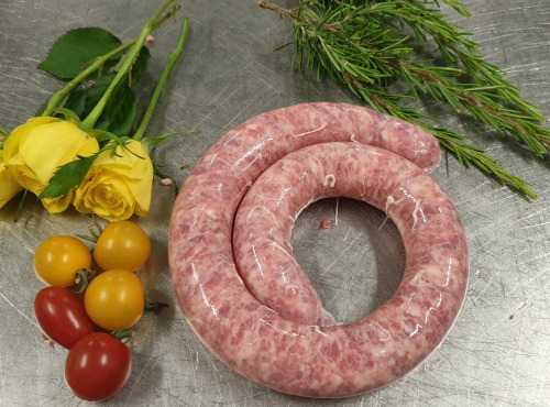 La Ferme du Montet - [SURGELE] - BARBECUE - GRILLADE - Saucisse de TOULOUSE - Arrabatia - Porc Noir Gascon