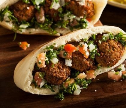 Colette Natural Food - Composez votre Pita Falafel - 4 personnes - Végétarien