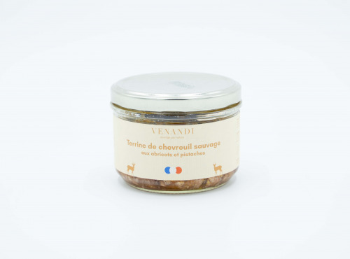 Venandi Sauvage par Nature - Terrine Chevreuil Sauvage Français aux Abricots et Pistaches